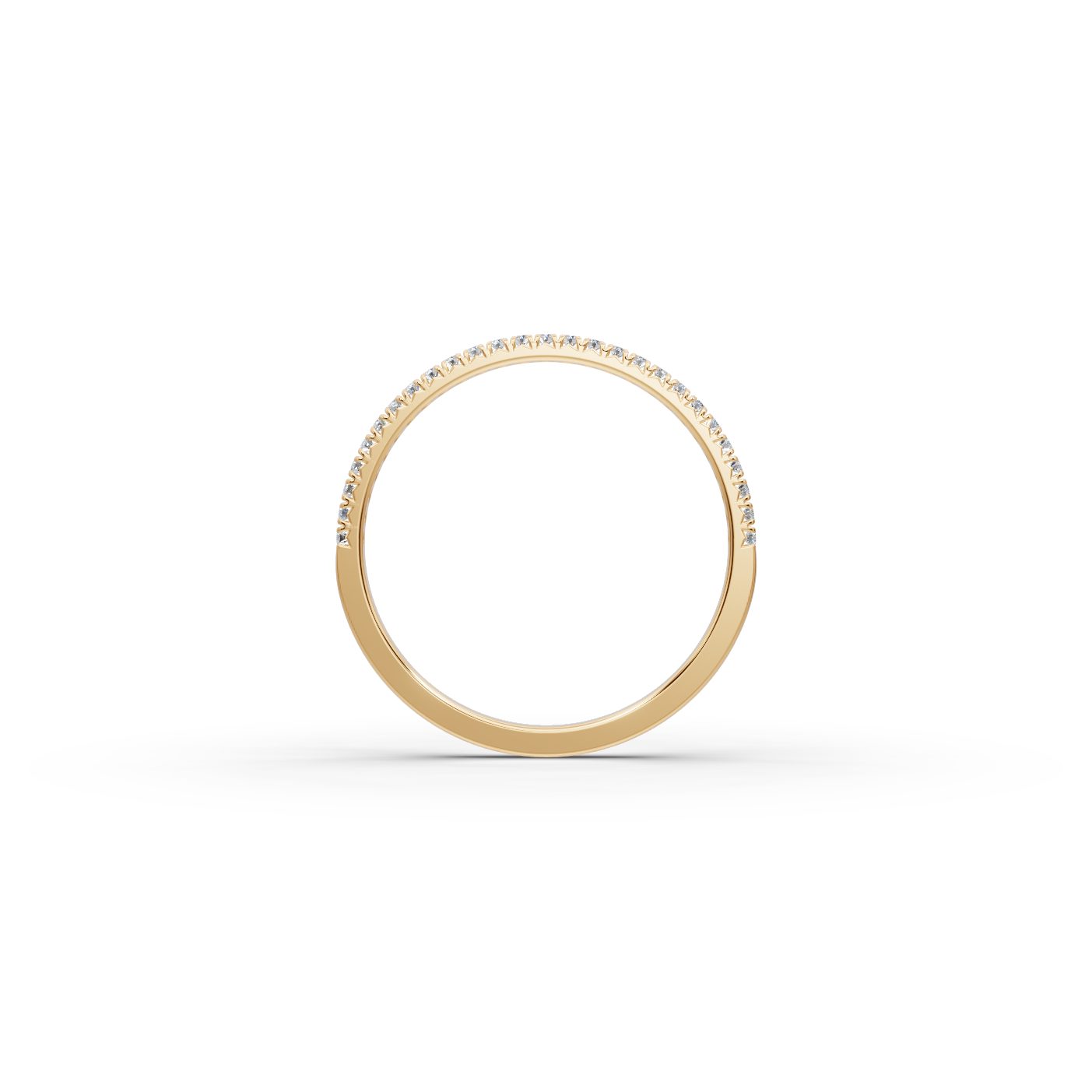 Classic Reverie Round Lab-Grown Diamond Eternity Ring in yellow gold