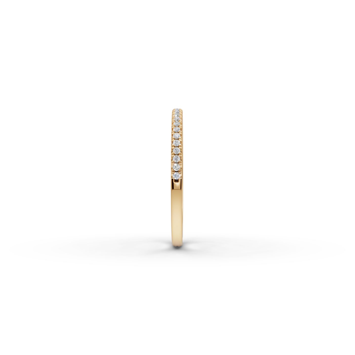 Classic Reverie Round Lab-Grown Diamond Eternity Ring in yellow gold