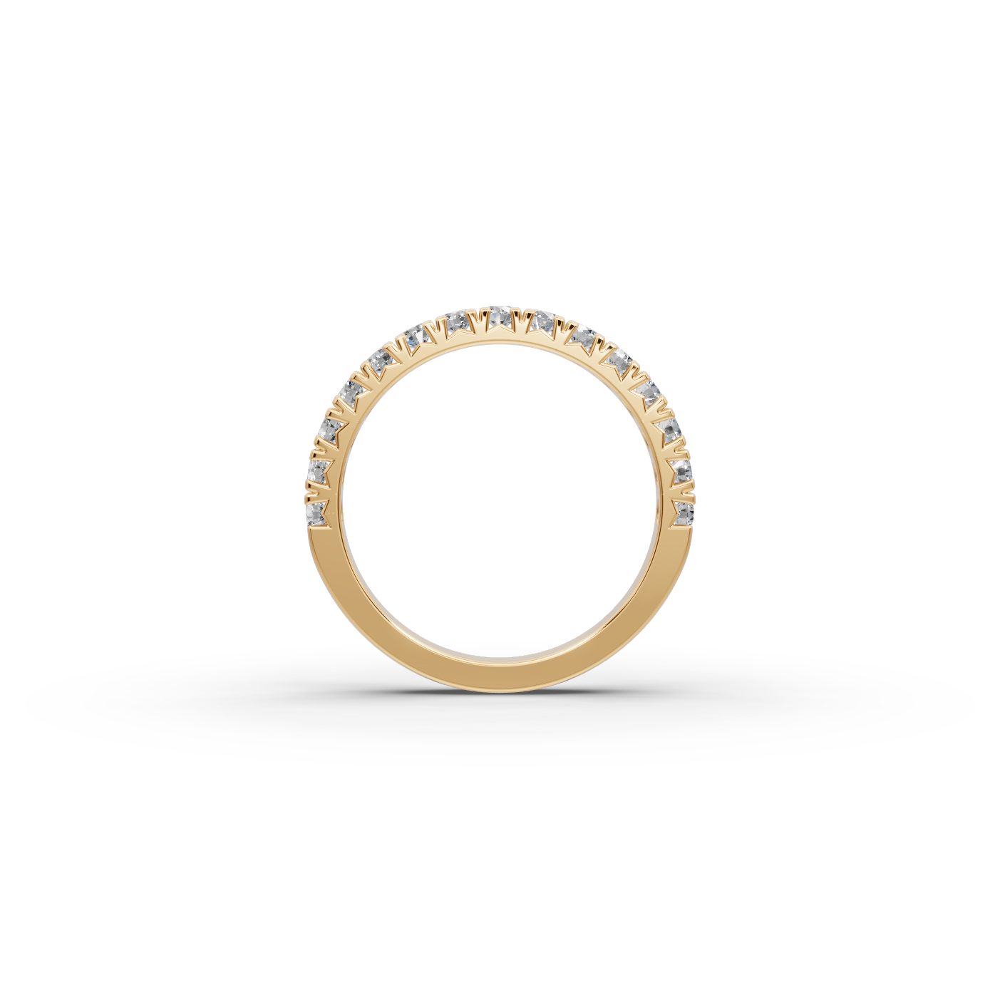 Endless Reverie Round Lab-Grown Diamond Eternity Ring in yellow gold