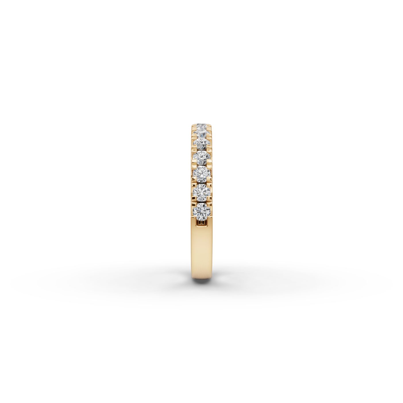 Endless Reverie Round Lab-Grown Diamond Eternity Ring in yellow gold