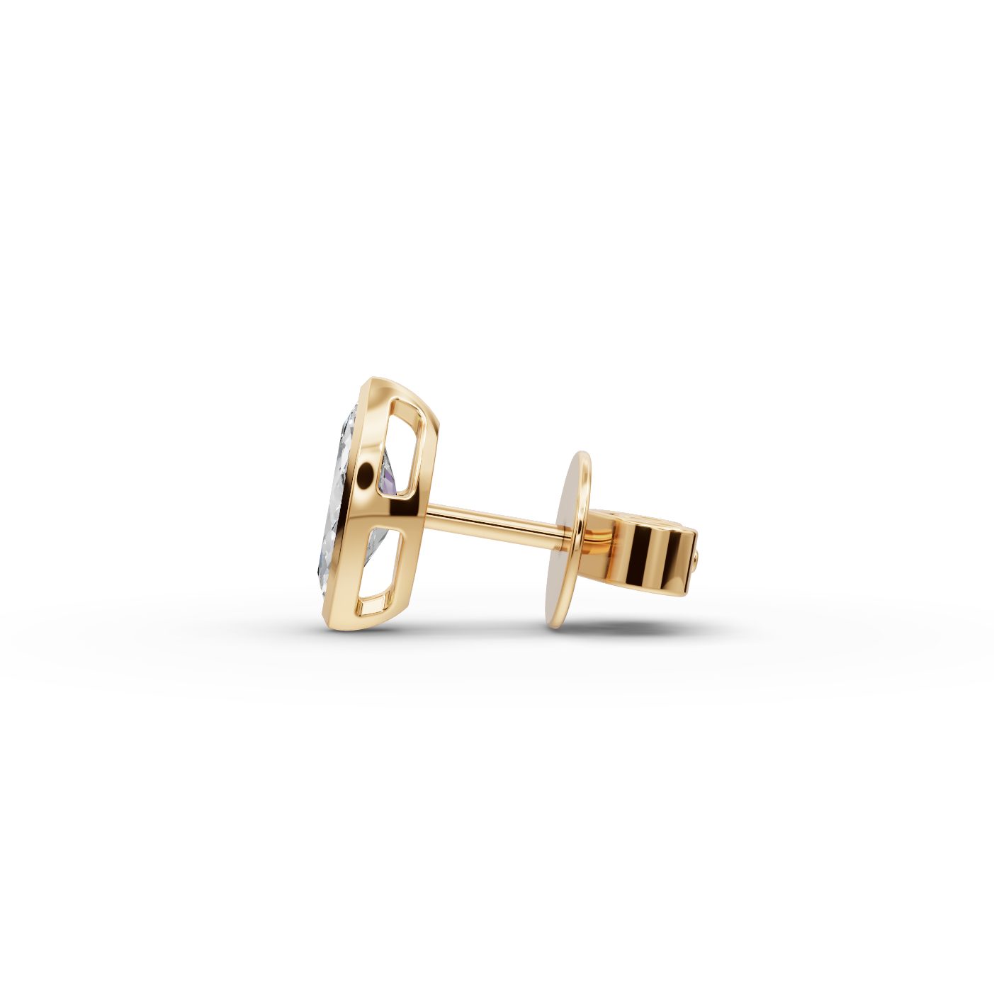Regal Grace Marquise Lab-Grown Diamond Studs Earring in yellow gold